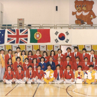88 서울장애인올림픽 경기개최 기념 단체사진